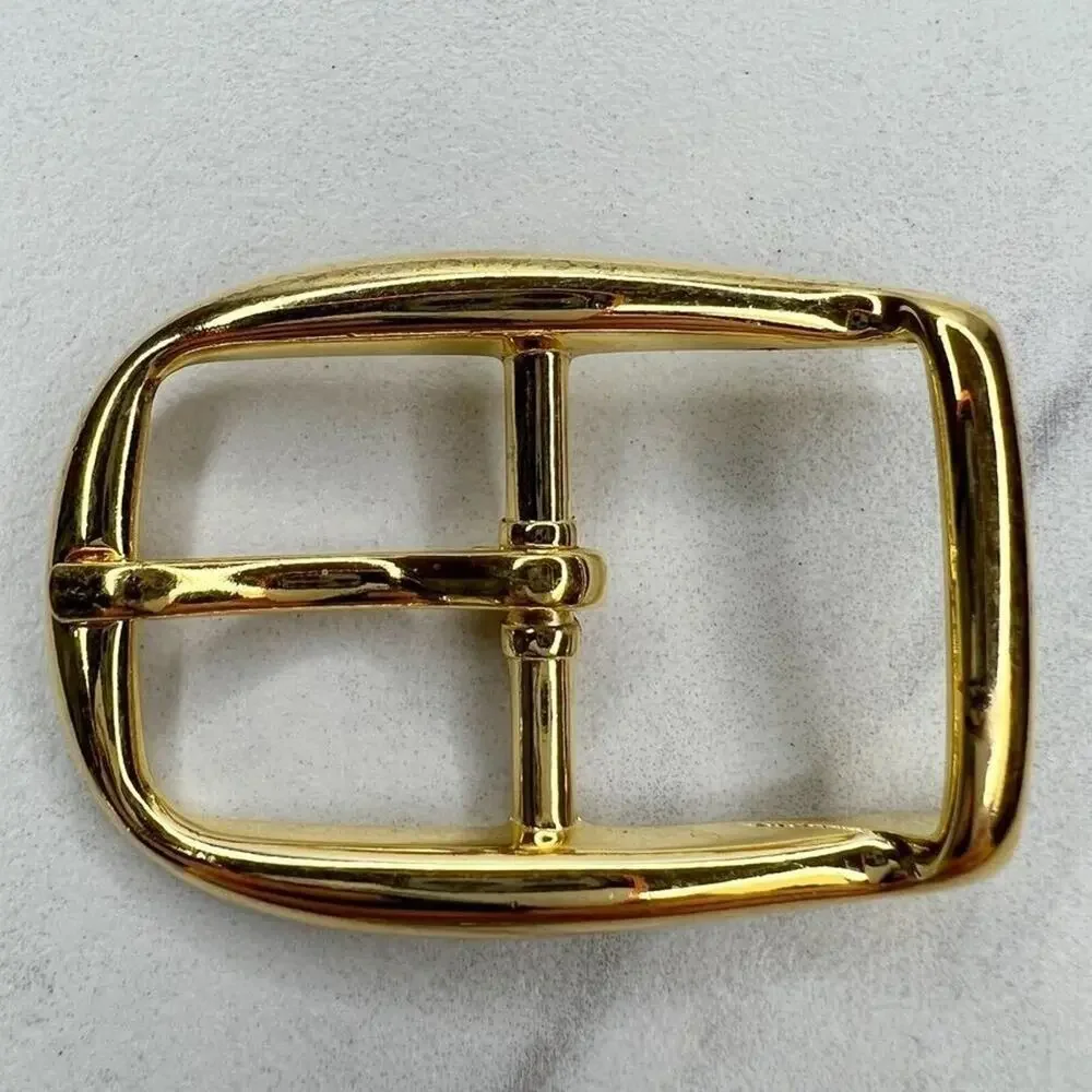 Vintage Gold Tone Simple Basic Belt Buckle for up to 1 Inch Belt